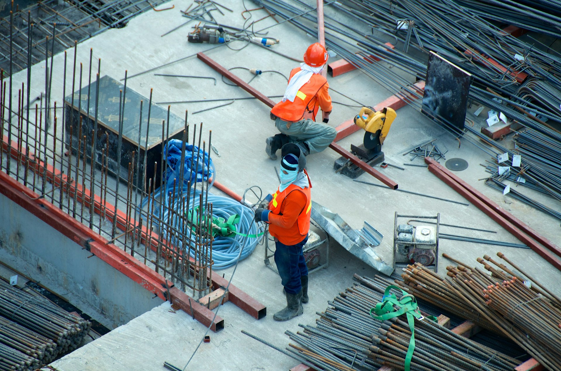 aerial construction